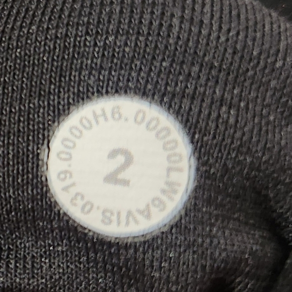 Lululemon Align Crop *21" Formation Camo Deep Coal Multi Grey sz 2 - Picture 7 of 7